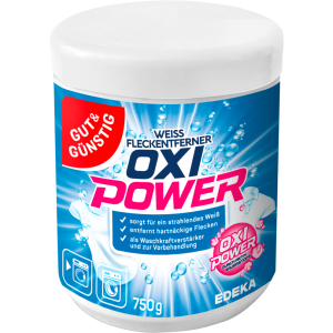GUT&GÜNSTIG Oxi Fleckenentfernerpulver weiß 750g