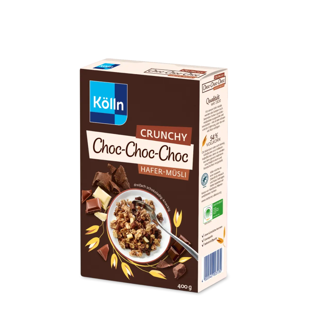 Kölln Crunchy Choc-Choc-Choc Hafer-Müsli 400g