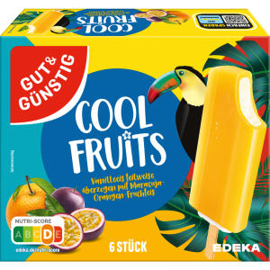 GUT&GÜNSTIG Cool Fruits Orange-Maracuja 6x60ml