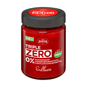 Zentis Тройной зеро фруктовая намазка клубника 185g