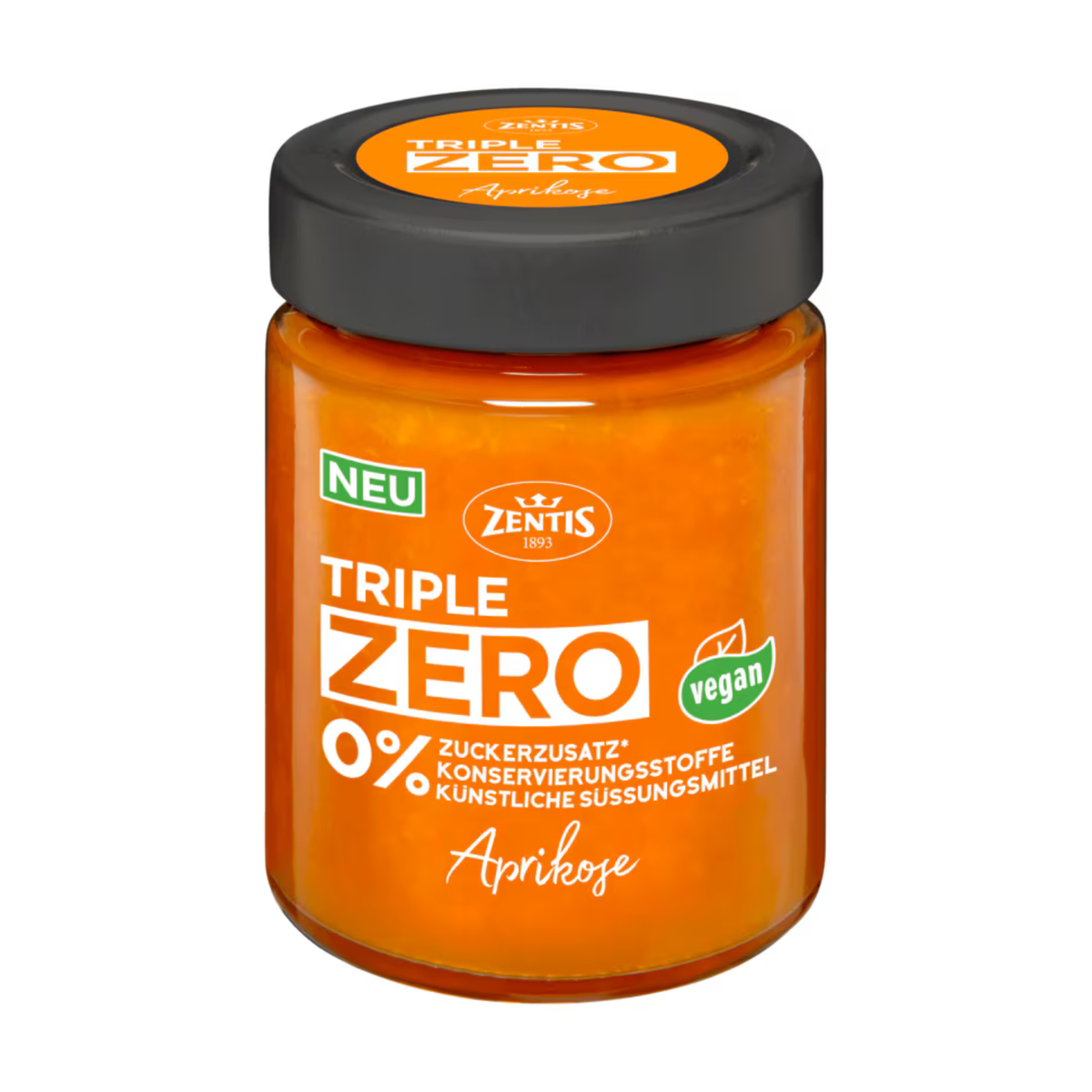 Zentis Тройной зеро фруктовая намазка абрикос 185g
