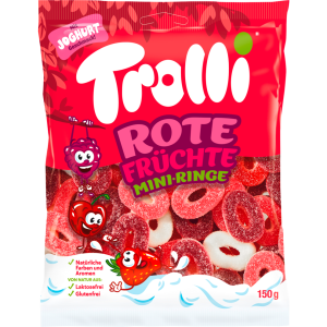 Trolli Rote Früchte Mini-Ringe 150g