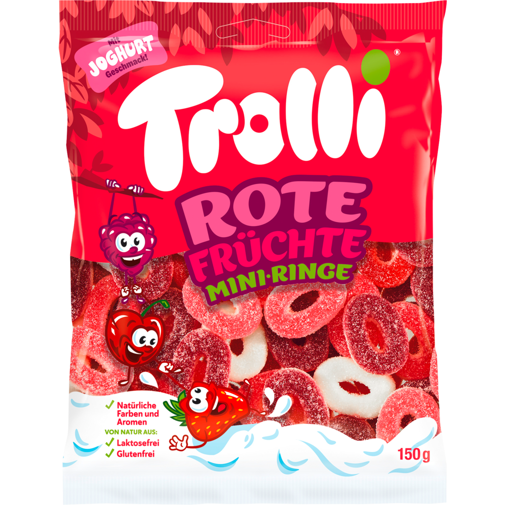 Trolli Rote Früchte Mini-Ringe 150g