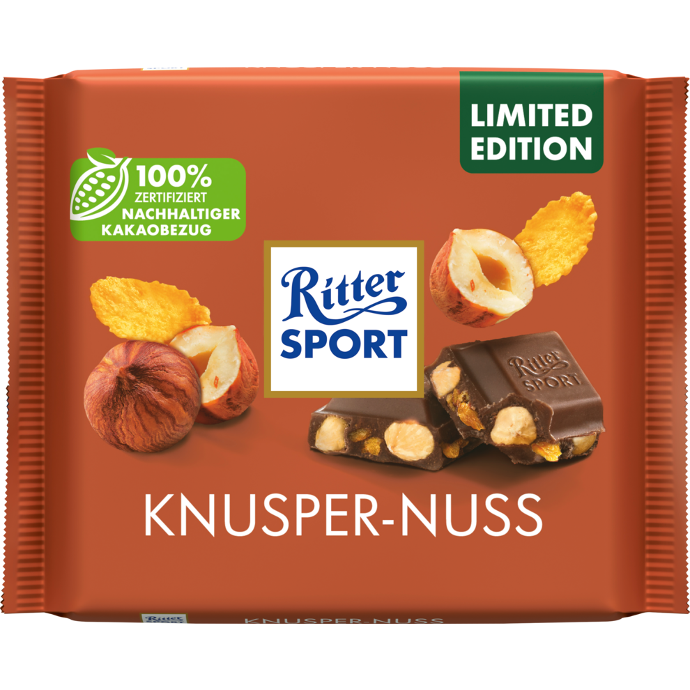 Ritter Sport Хрустящий орех плитка 100g
