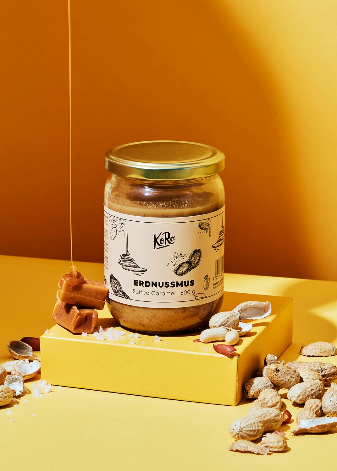 Koro Erdnussmus Salted Caramel 500g