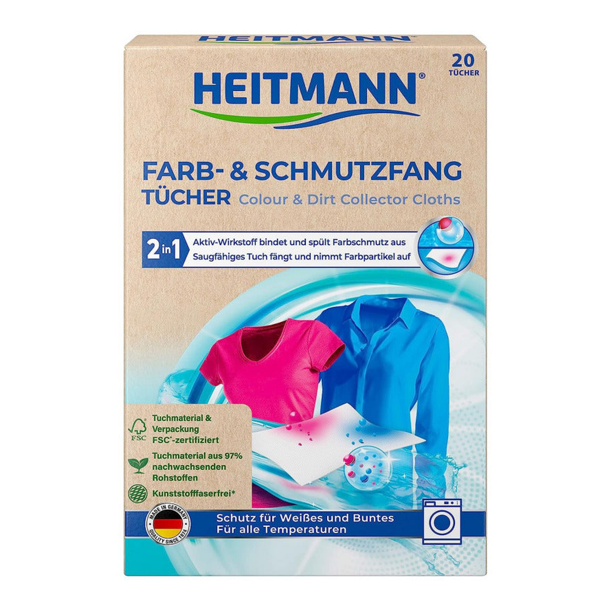 HEITMANN Farb-u.Schmutzfangtücher 20ST
