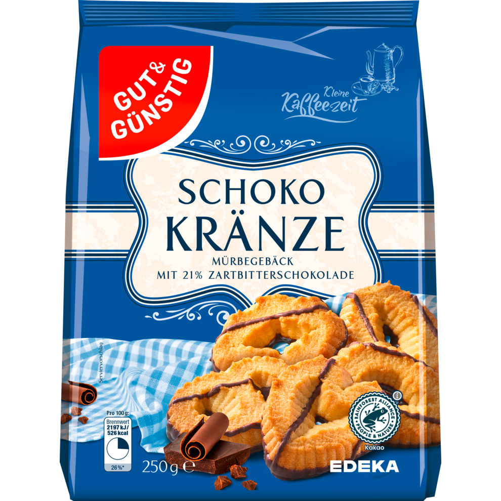 GUT&GÜNSTIG Schokokränze 250g