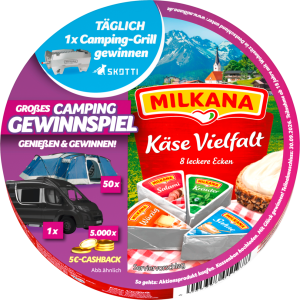 Milkana Käse Vielfalt 8ST 190g
