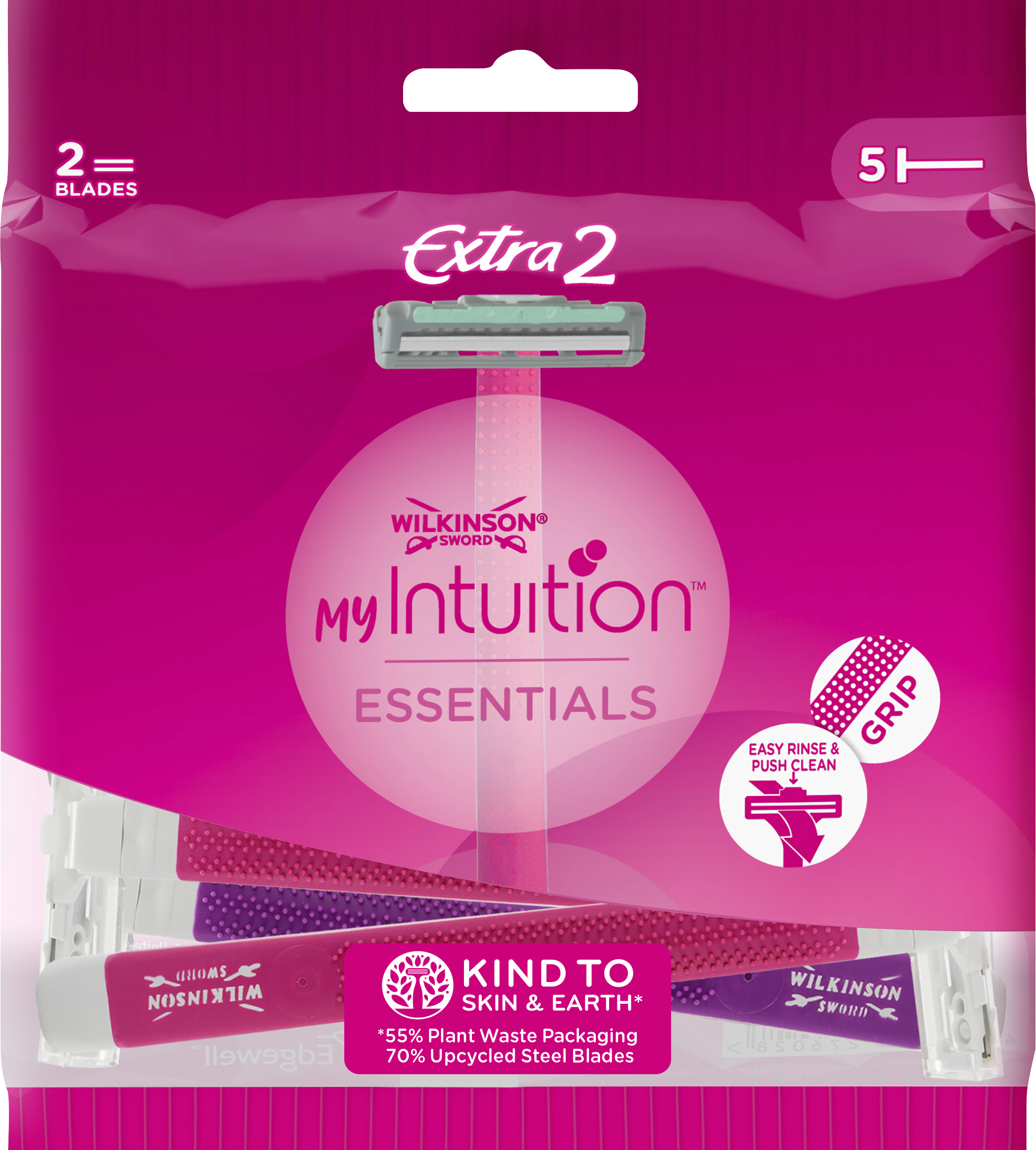 Wilkinson Extra2 Essentials Damen Einwegrasierer 5ST