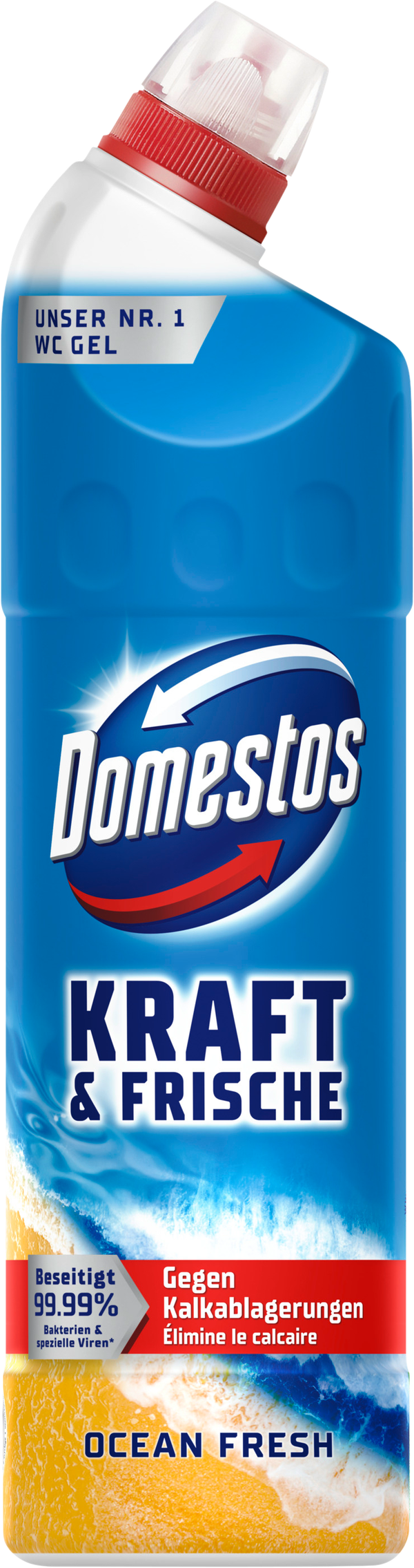 Domestos WC-Gel Kraft&Frische Ocean Fresh 750ml