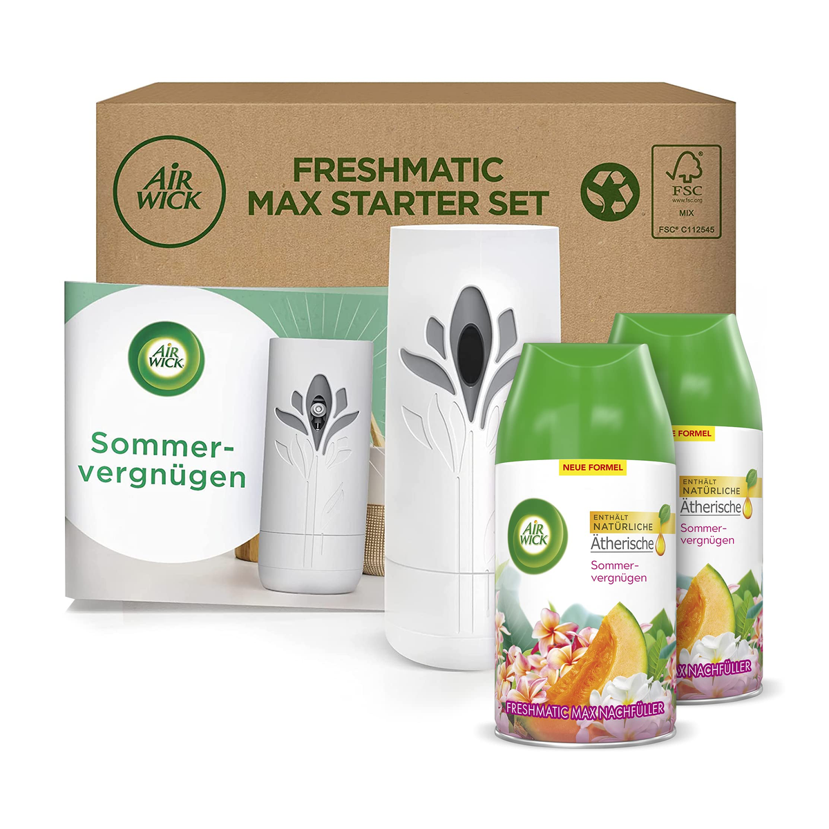 Airwick Freshmatic Max Starter-Set Sommervergnügen