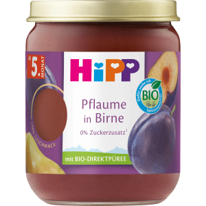 Bio Hipp Pflaume in Birne 160g