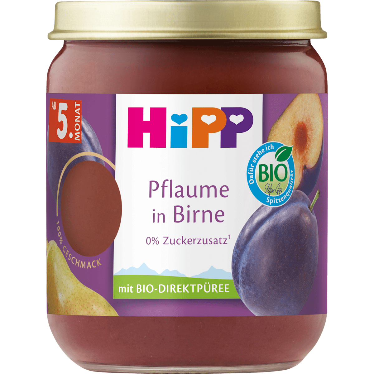 Bio Hipp Pflaume in Birne 160g