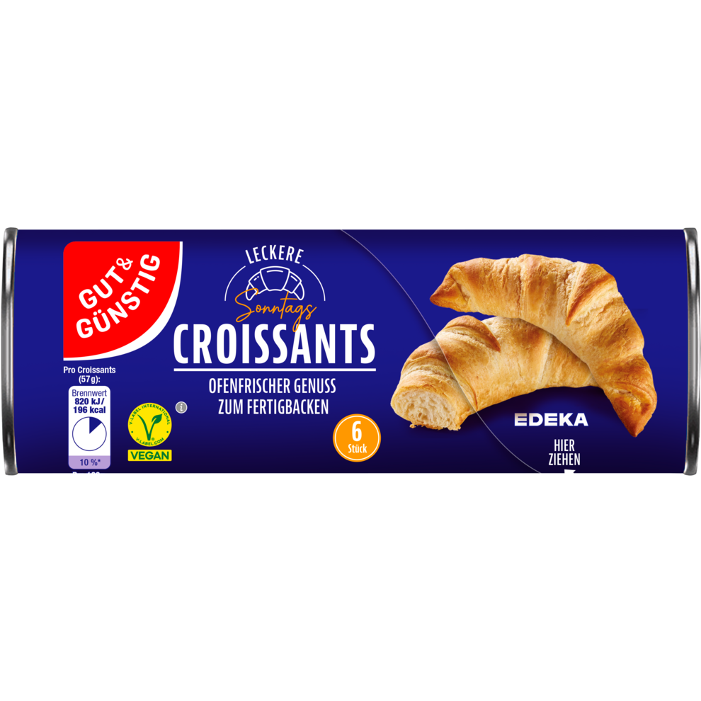 GUT&GÜNSTIG Croissants 340g