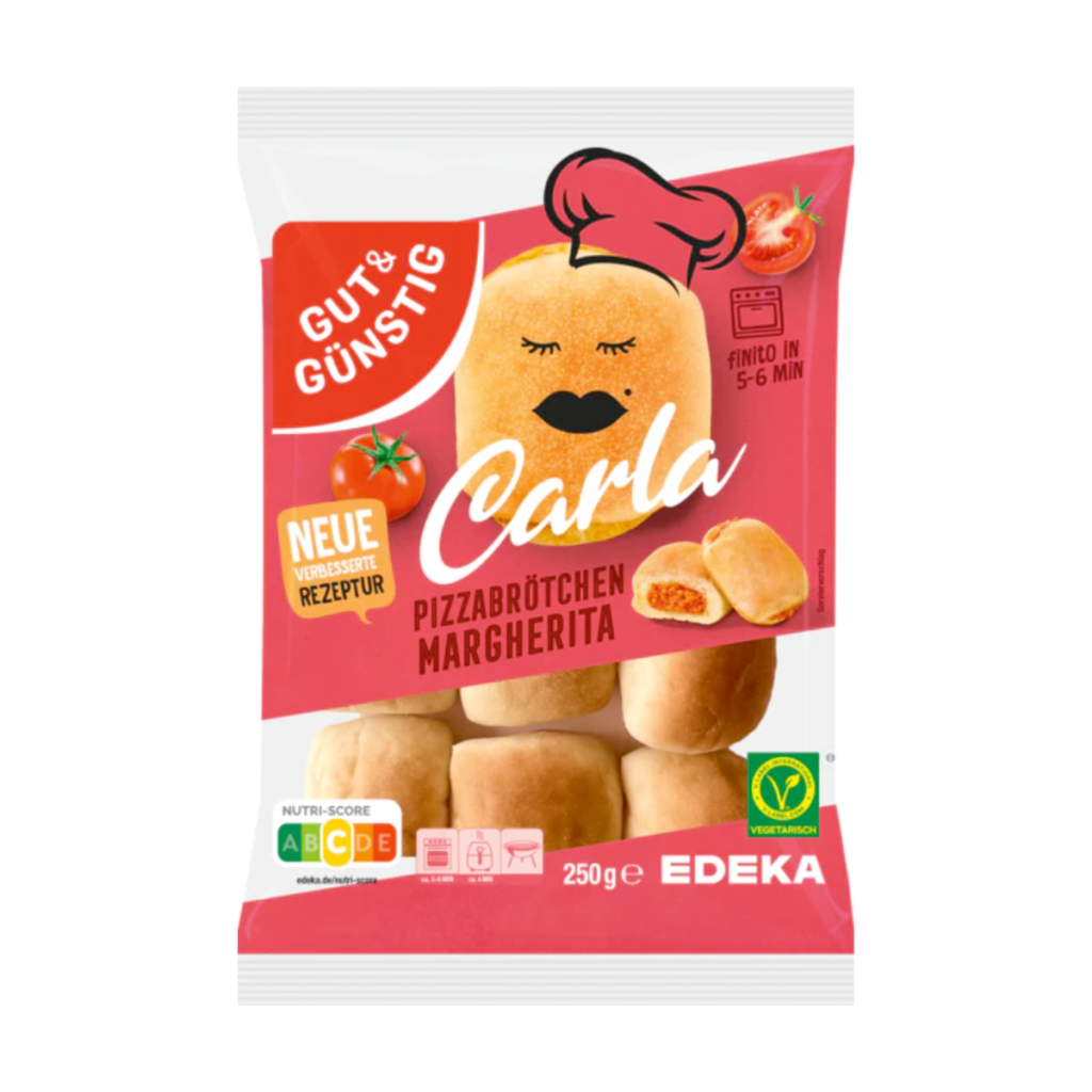 GUT&GÜNSTIG Pizzabrötchen Margherita 250g