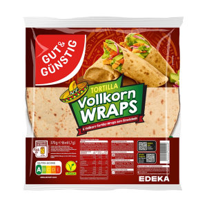 GUT&GÜNSTIG Tortilla Vollkorn Wraps 370g