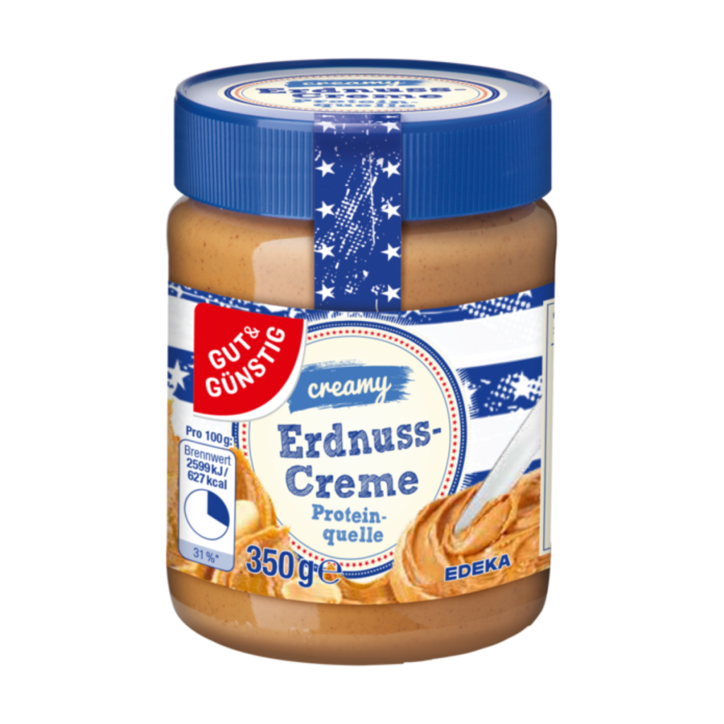 GUT&GÜNSTIG Erdnusscreme Creamy 350g
