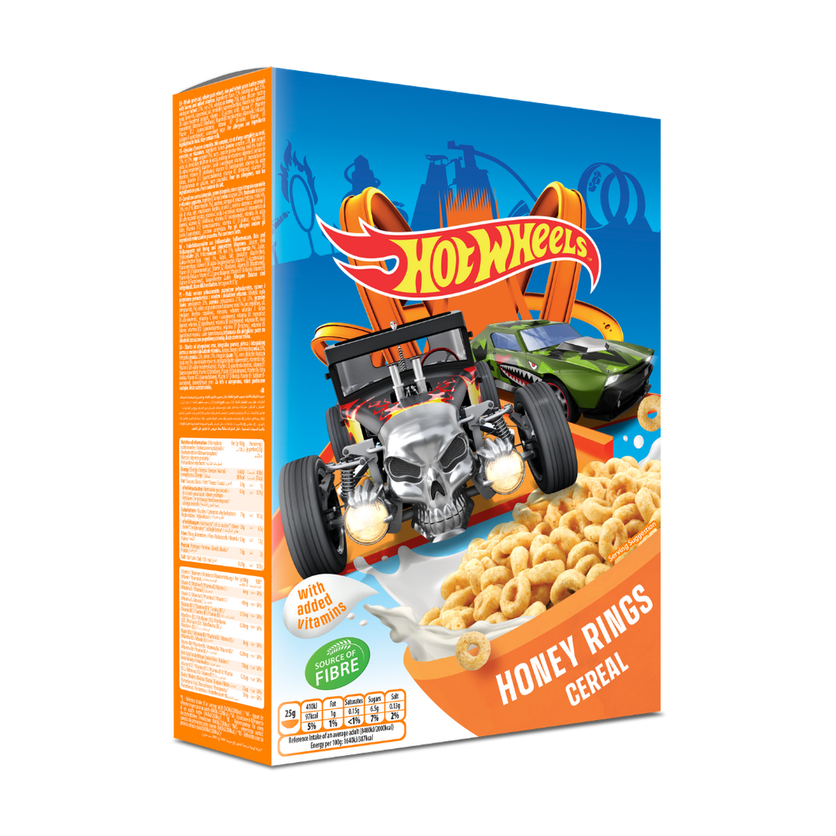 Hot Wheels Honey Loops Cereal 375g