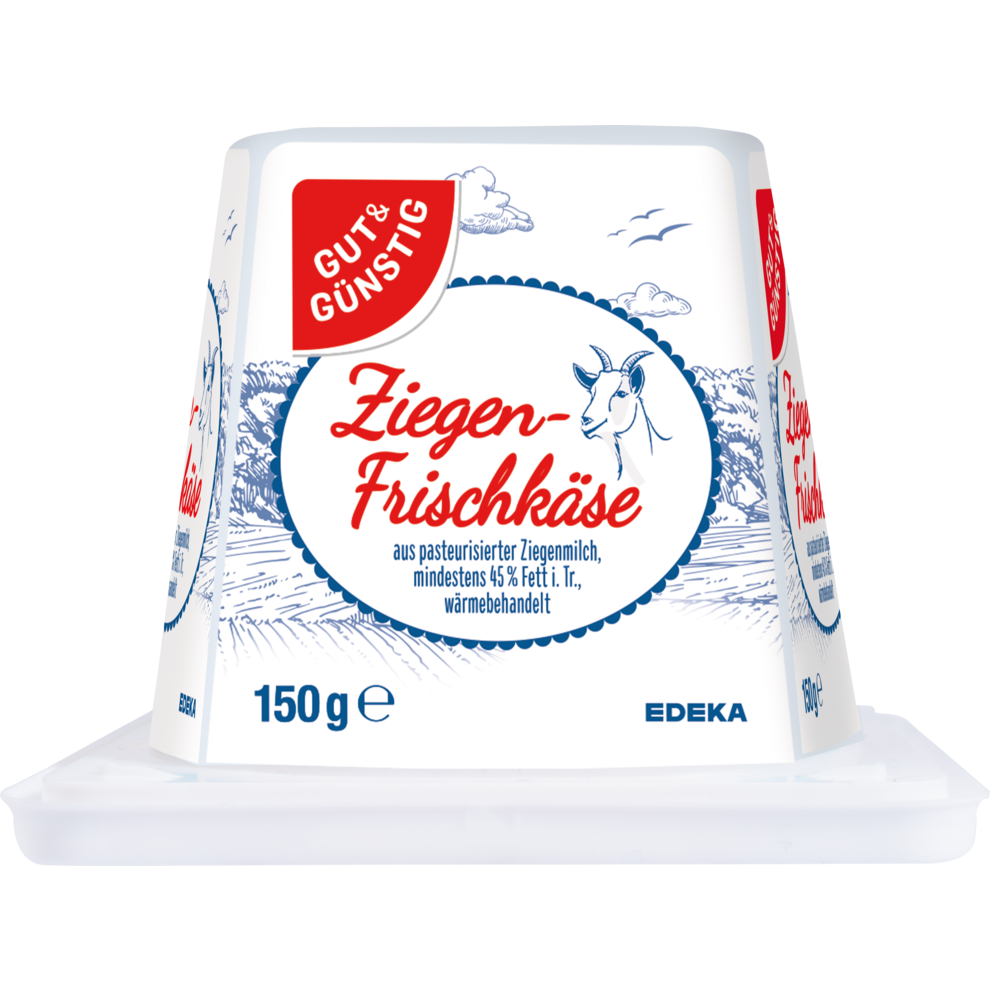 GUT&GÜNSTIG Ziegenfrischkäsepyramide 45% 150g