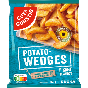 GUT&GÜNSTIG Potato Wedges 750g