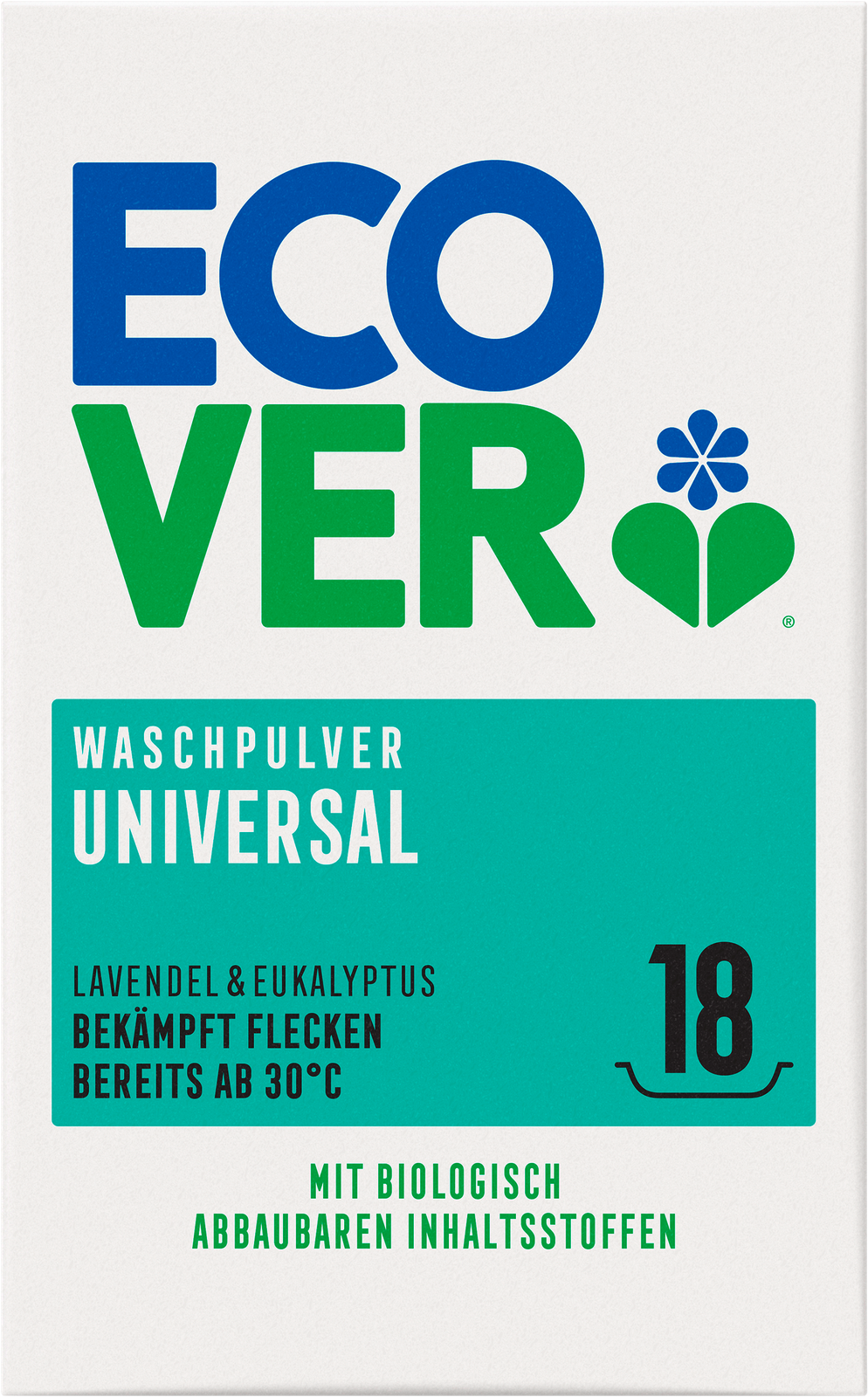 Ecover Universal Waschpulver Konzentrat 18WL 1,35kg