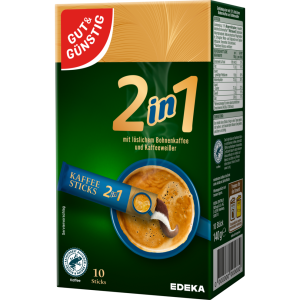 GUT&GÜNSTIG Kaffeesticks 2in1 140g