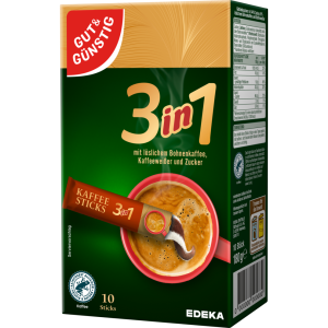 GUT&GÜNSTIG Kaffeesticks 3in1 180g