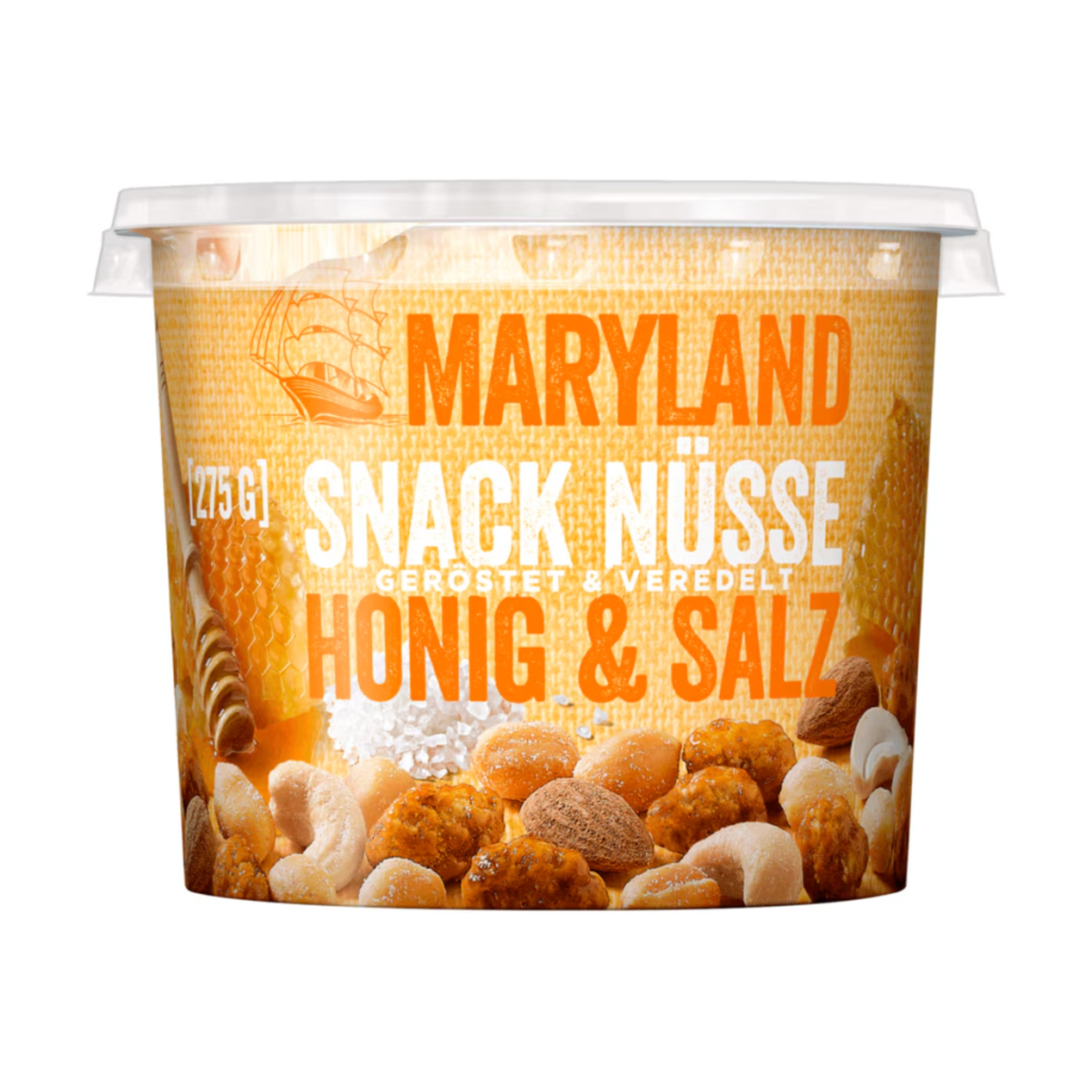 Maryland Snack Nüsse Honig&Salz 275g