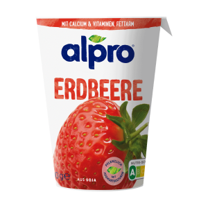 Alpro Joghurtalternative auf Sojabasis Erdbeere 400g