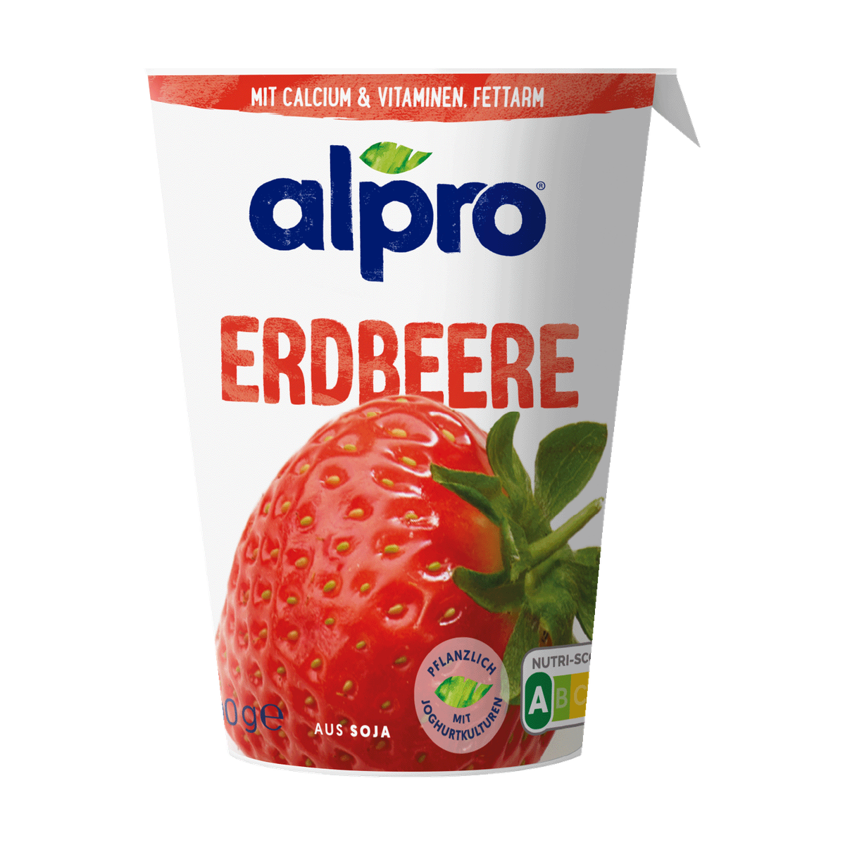 Alpro Joghurtalternative auf Sojabasis Erdbeere 400g