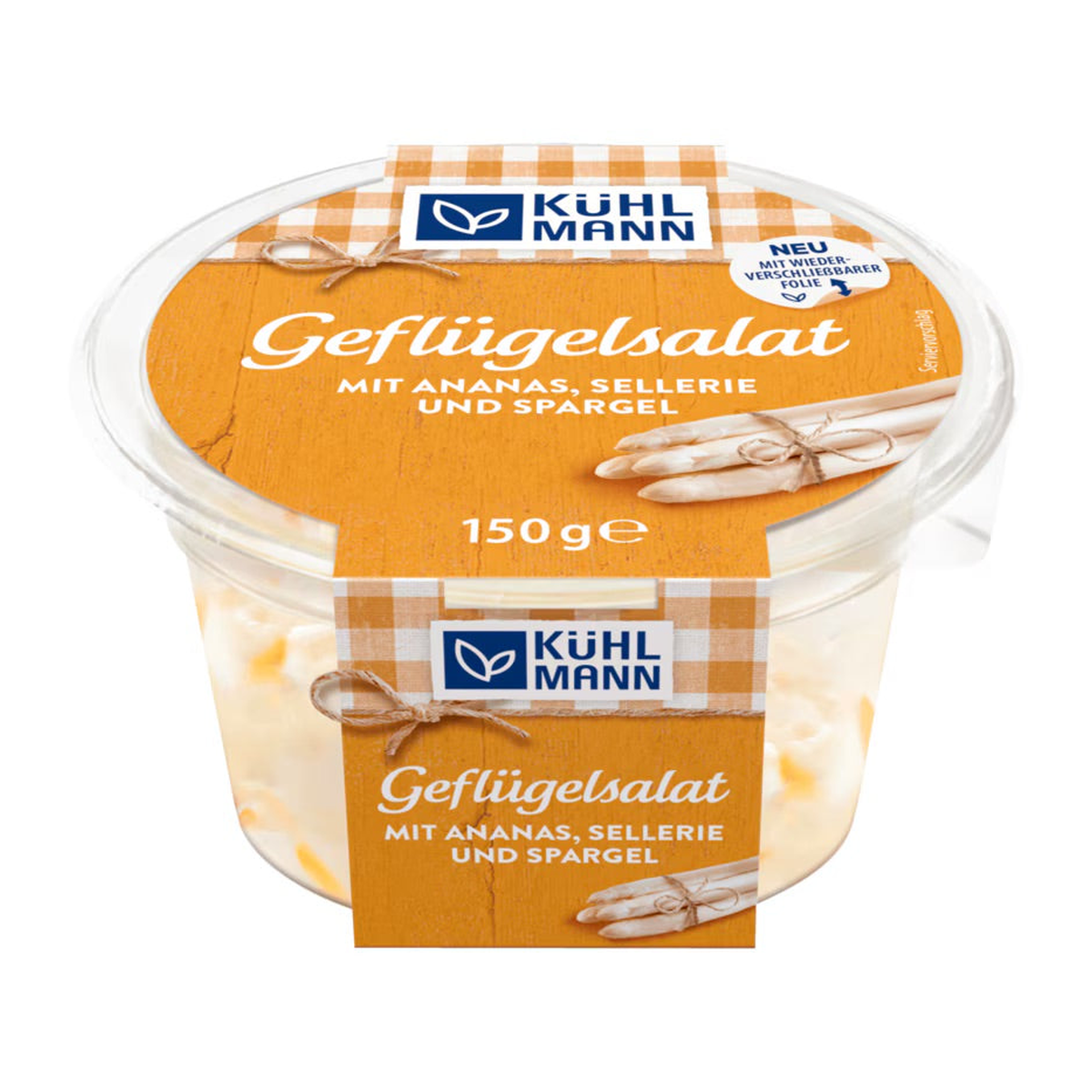 Kühlmann Geflügelsalat mit Ananas und Spargel 150g