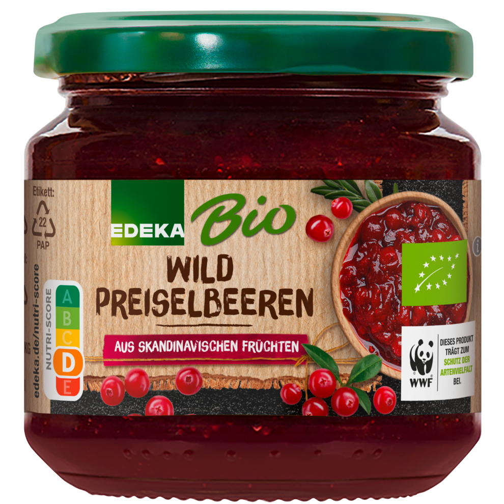Bio EDEKA Preiselbeeren 220g