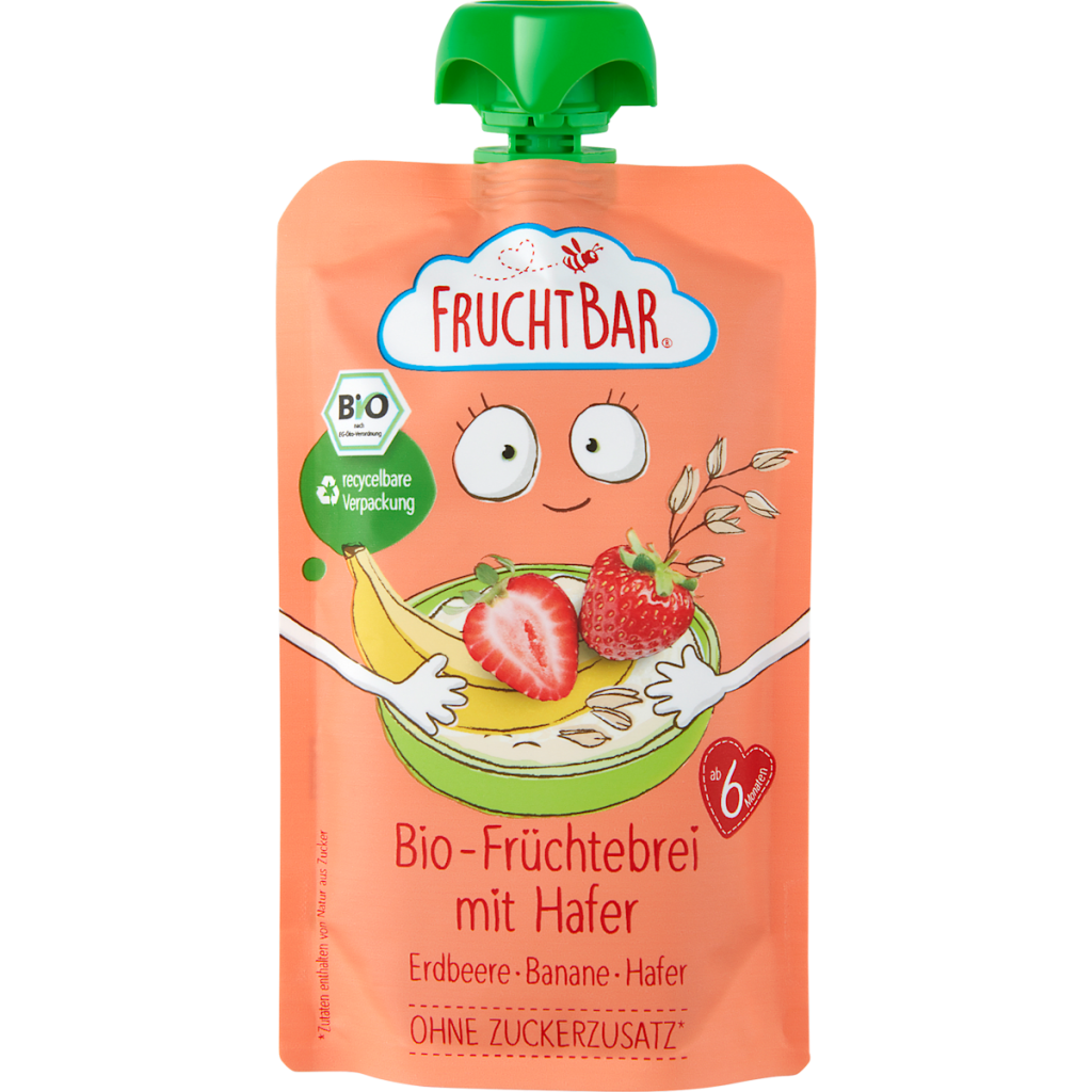 Bio Fruchtbar Früchtebrei mit Hafer 120g