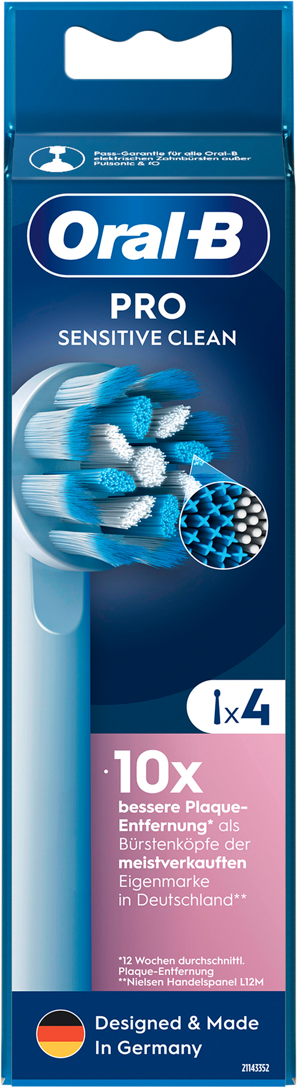 Oral-B Pro Sensitive Clean Aufsteckbürsten 4ST