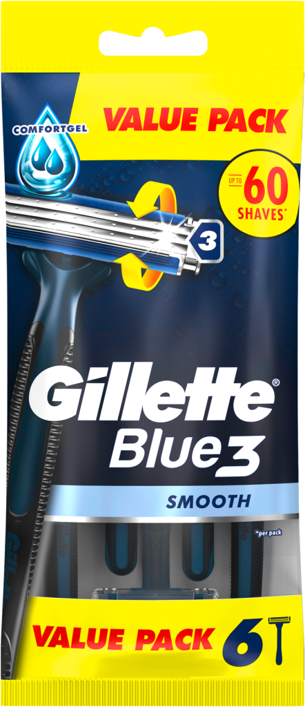 Gillette Blue 3 Smooth Einwegrasierer 6ST