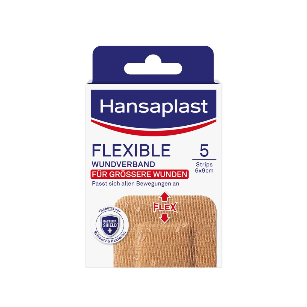 Hansaplast Flexible Wundverband 6x9cm 5ST