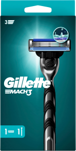 Gillette Rasierapparat Mach 3 mit 1 Klinge