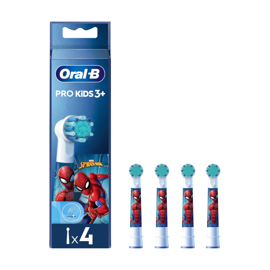 Oral-B Aufsteckzahnbürsten Spiderman/Eiskönigin 4ST