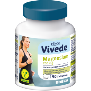 EDEKA elkos VIVEDE Magnesium 250mg Tabletten 150ST