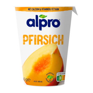 Alpro Joghurtalternative Soja Pfirsich 400g