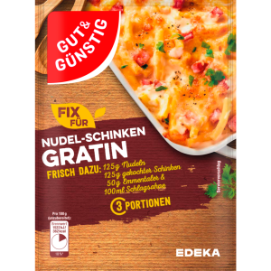 GUT&GÜNSTIG Fix Nudel-Schinken-Gratin 30g
