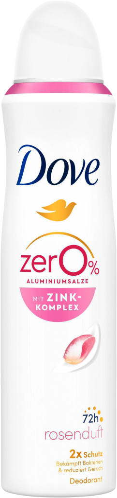 Dove Deo-Spray Rosenduft mit Zink-Komplex 0% Aluminiumsalze 150ml