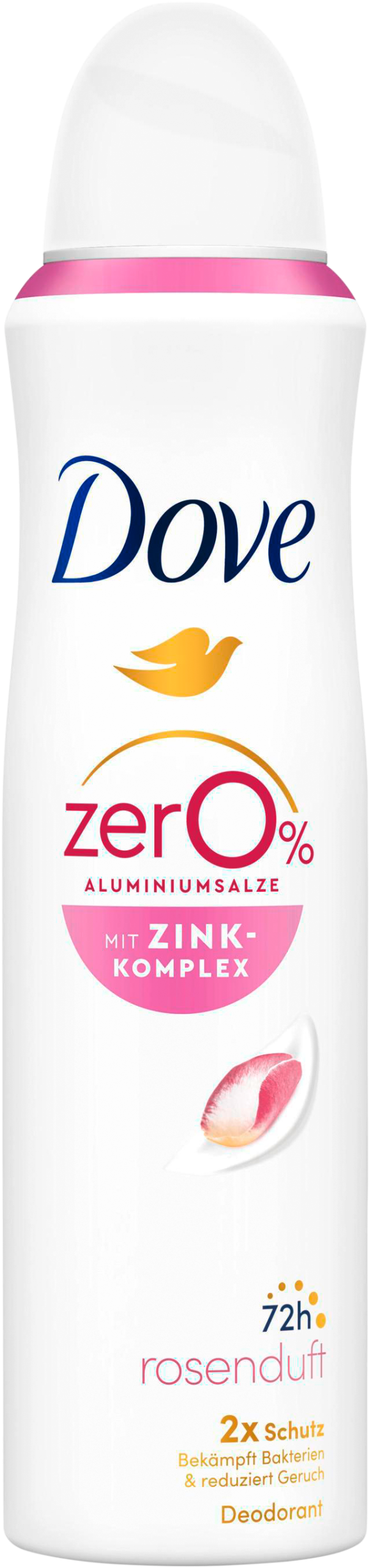 Dove Deo-Spray Rosenduft mit Zink-Komplex 0% Aluminiumsalze 150ml