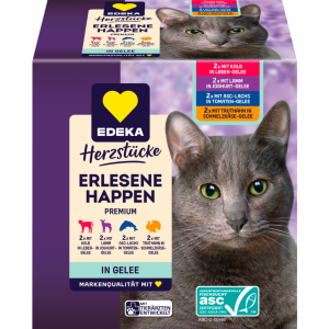 ASC EDEKA Erlesene Happen in Gelee 8x85g