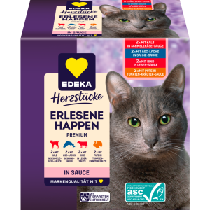 ASC EDEKA Erlesene Happen in Sauce 8x85g