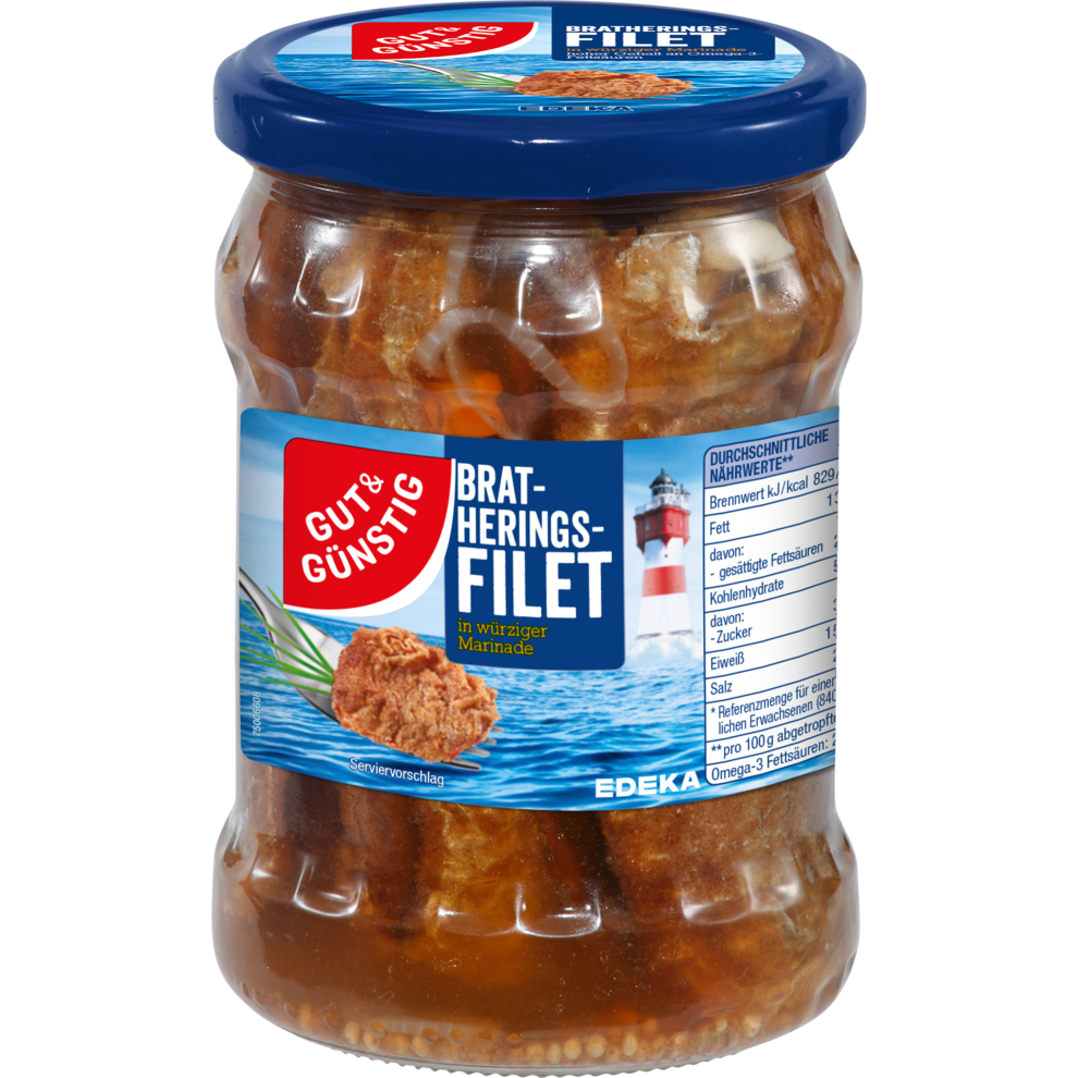 GUT&GÜNSTIG Bratheringsfilet 500g