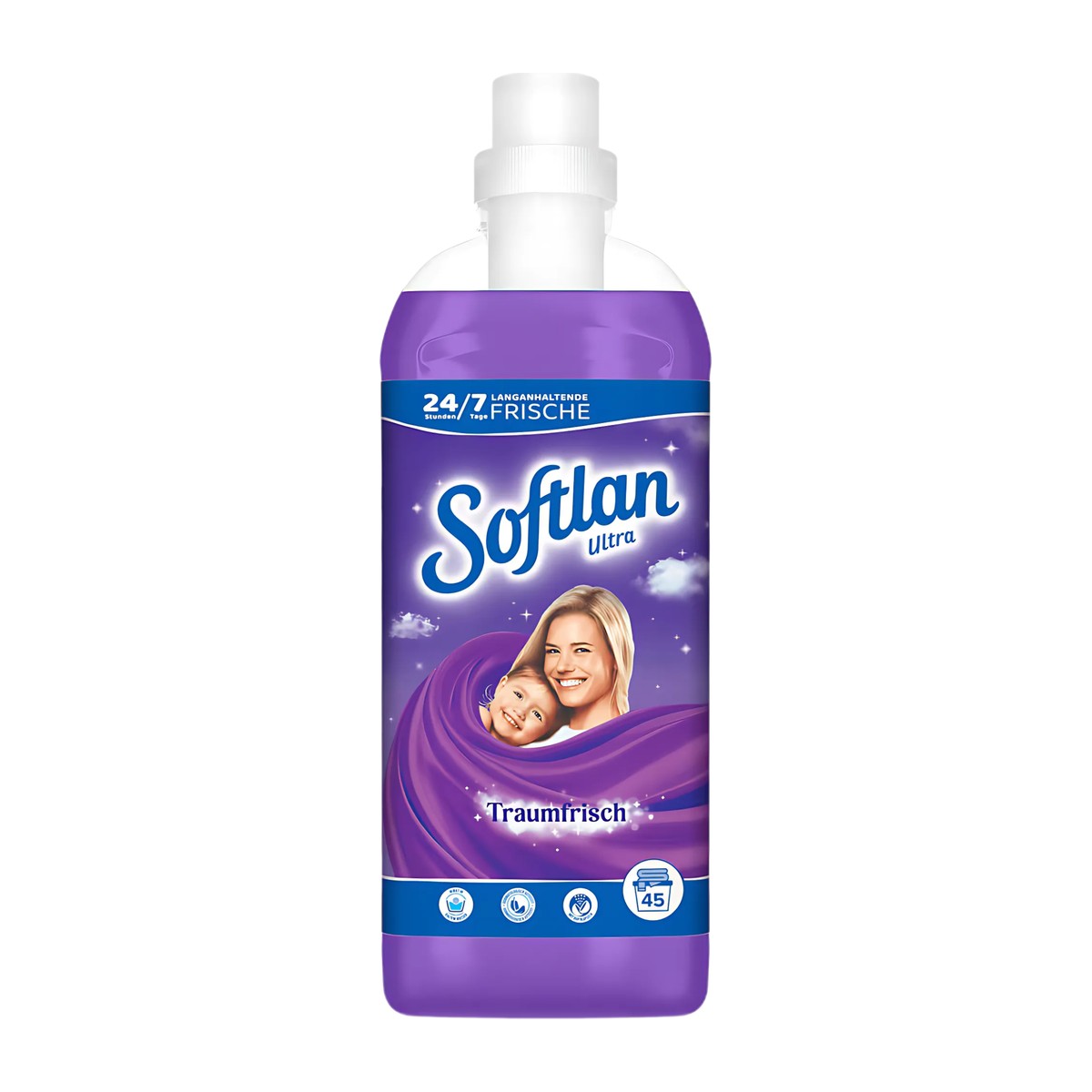 Softlan Weichspüler Traumfrisch purple 45WL 1l