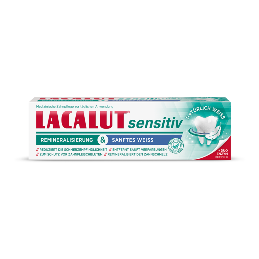 Lacalut Sensitiv Zahncreme Reminalisierung&Sanftes Weiss 75ml
