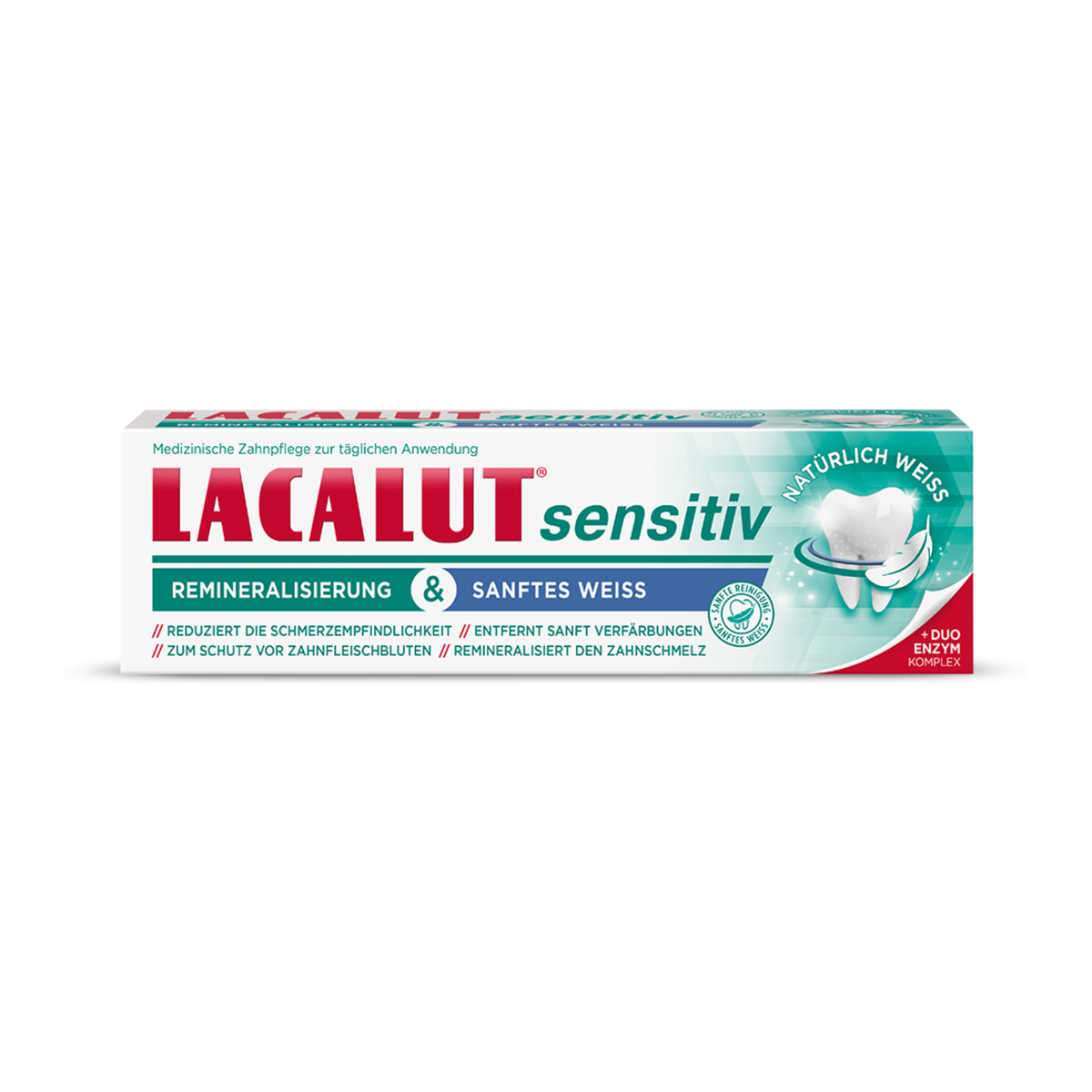 Lacalut Sensitiv Zahncreme Reminalisierung&Sanftes Weiss 75ml