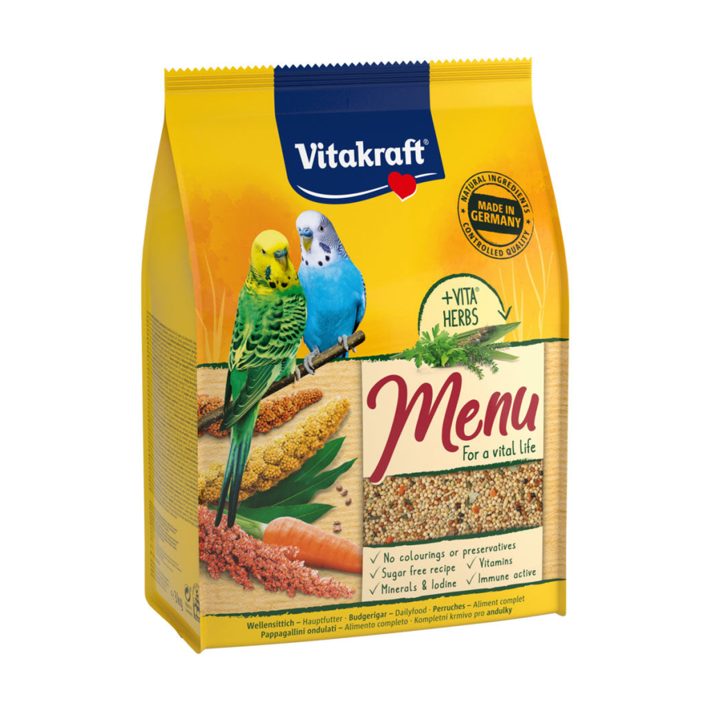 Vitakraft Sittich Perle +Jod-Vital-Complex Honig 500g